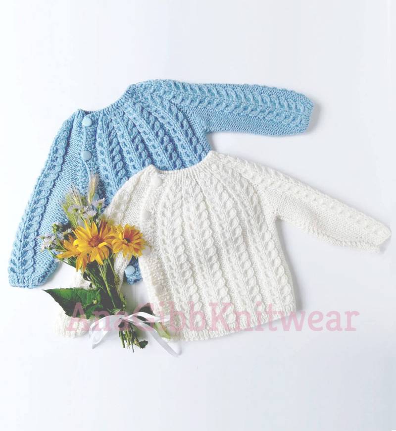 Handgestrickter Zopfpullover Aus Feiner Merinowolle von AnaGibbHandmade