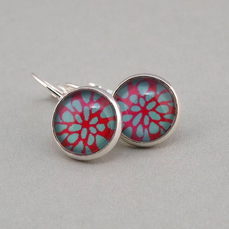 Ohrringe Silberfarben Blüten von AnaKarijoka