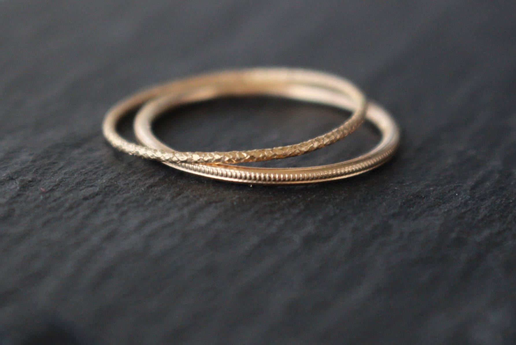 14 K Gelbgold Gefüllte Stapelbare Ringe 14 K Gelbgold Gefüllte Stapelbare Ringe von AnaKrolljewelry
