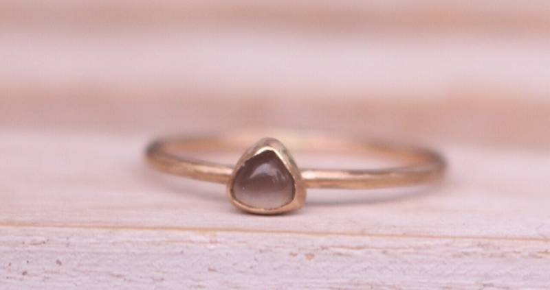 585 Rosegold Ringe Mondstein von AnaKrolljewelry