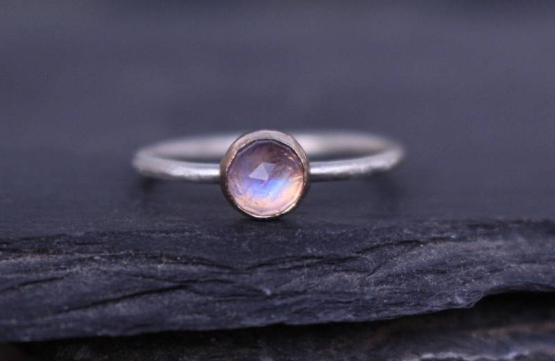 Mixed Metal Ring 14 K Gold 925 Silber von AnaKrolljewelry