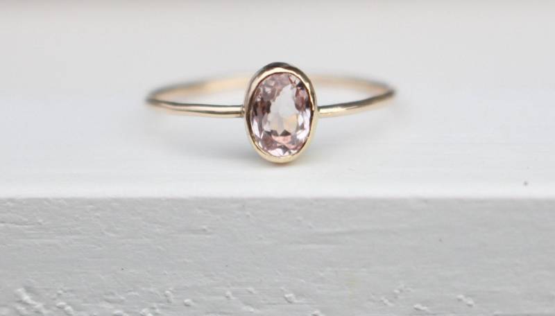 Morganite Ring 14 K Morganite Ring 14 K von AnaKrolljewelry