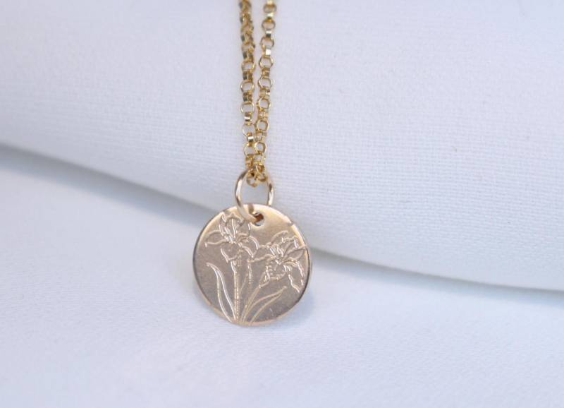 Perosnalisierte Halskette Geburtsblume Perosnalisierte Halskette Geburtsblume von AnaKrolljewelry