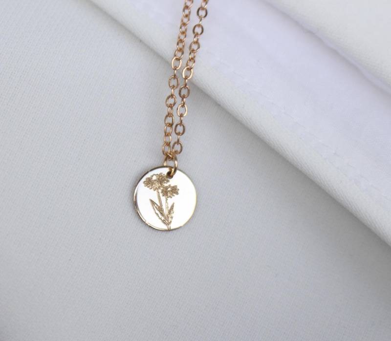 Perosnalisierte Halskette Geburtsblume Perosnalisierte Halskette Geburtsblume von AnaKrolljewelry