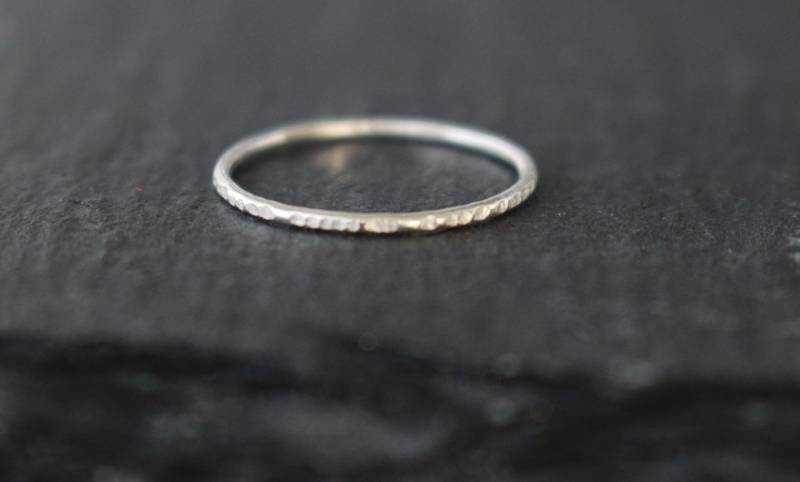 stacking Ring 925 Silver von AnaKrolljewelry