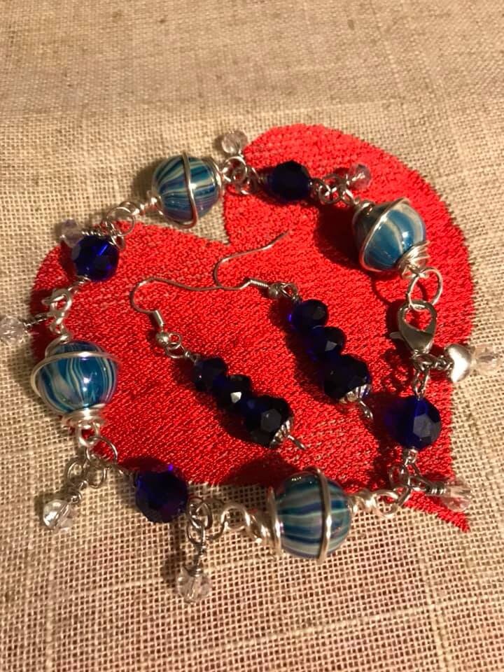 Armband & Ohrringe Sets Armband & Ohrringe Sets von AnabellaMierDesign