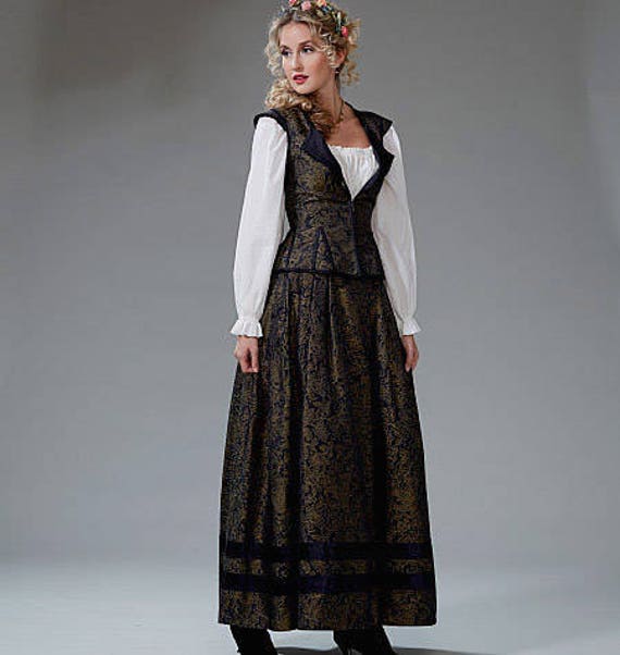 Renaissance Inspirierte Weste Und Rock - Seide, Brokat, Unikat, Renfaire Renaissance Inspirierte Weste Und Rock - Seide, Brokat, Unikat, Renfaire von AnachronismInAction