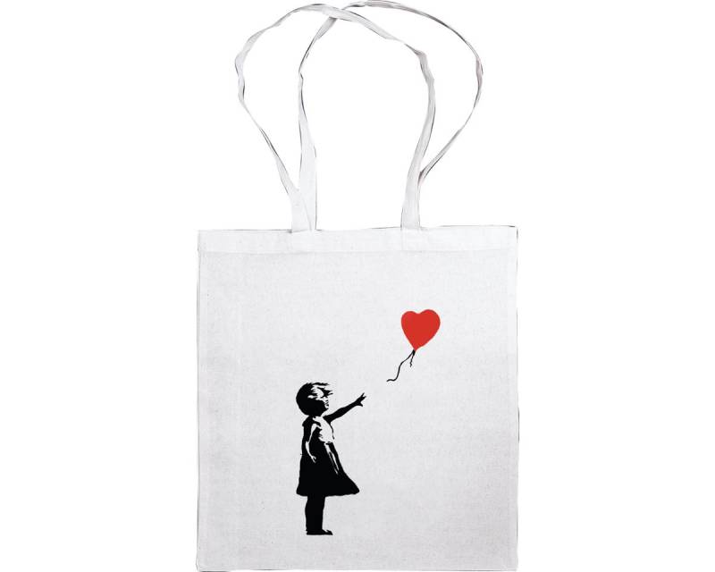 Anaconda Verlag Abendtasche Umhängetasche Banksy Girl with Balloon: Stofftasche, Jutebeutel mit von Anaconda Verlag