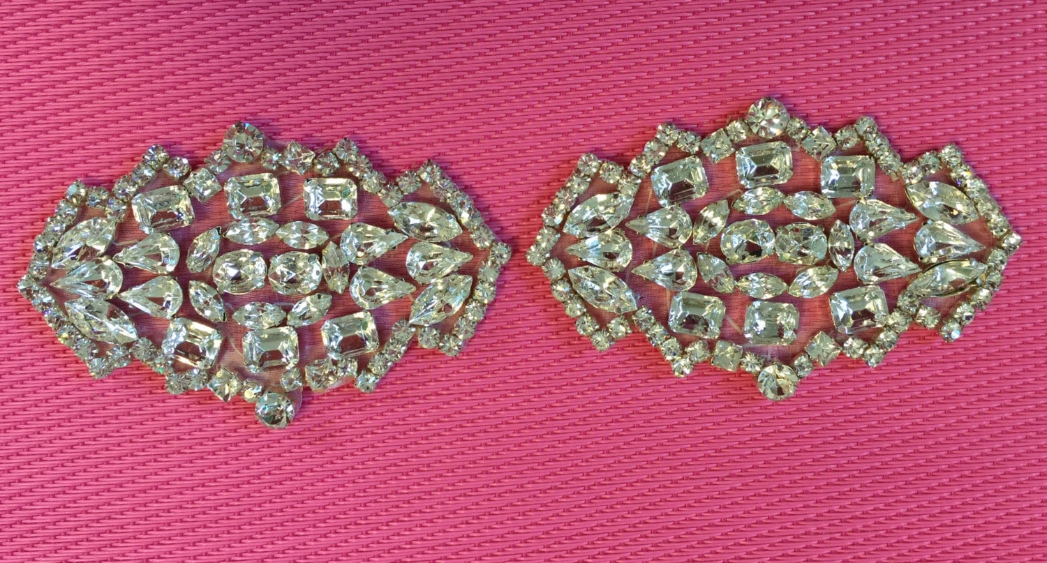 1 Paar Strass Motiv, Schmuck, Haarband, Flexibel, Strass, Strassborte 1 Paar Strass Motiv, Schmuck, Haarband, Flexibel, Strass, Strassborte von AnafrezNotions