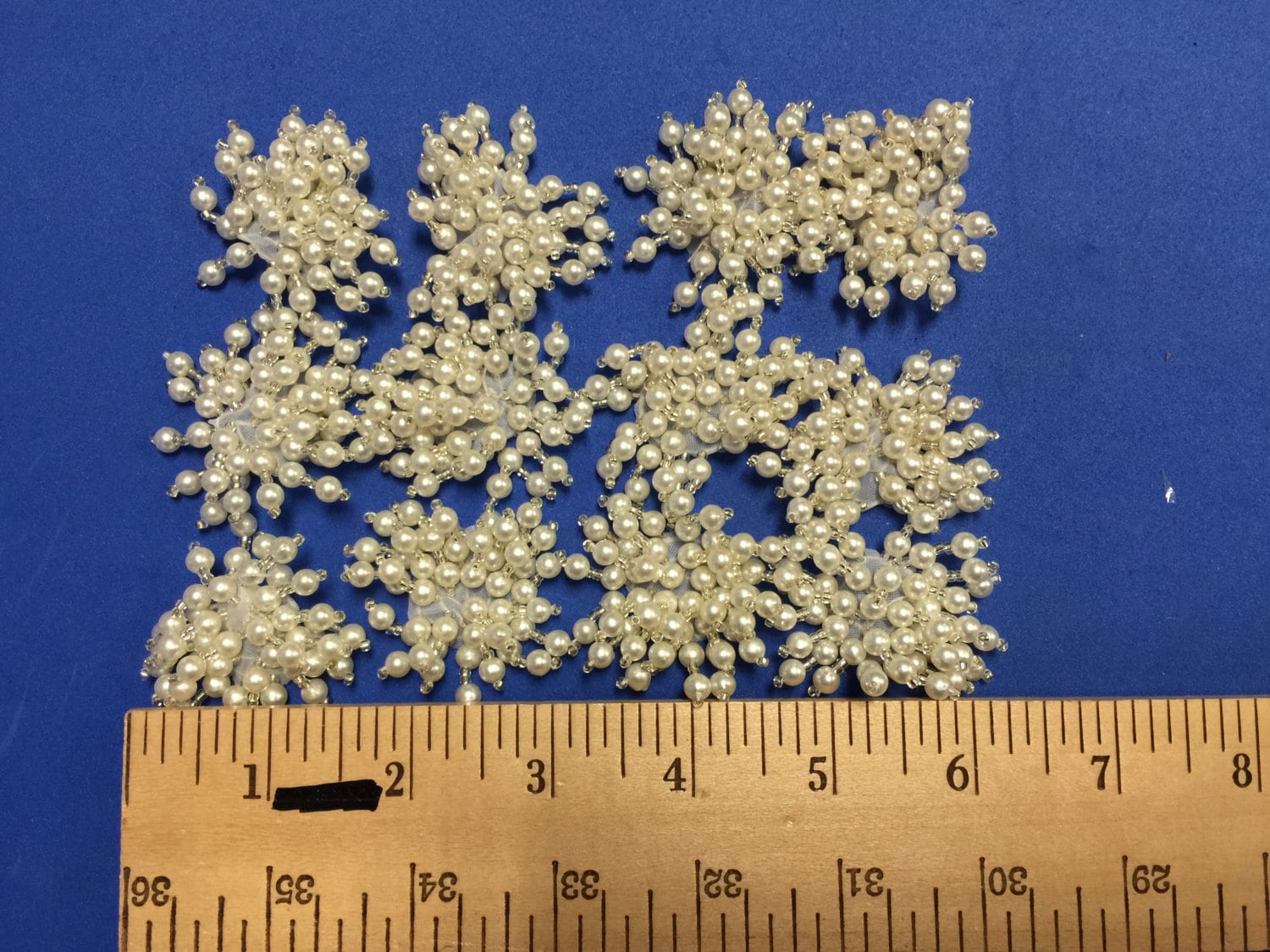 12 Perlen Patch, Vintage Weiss Patch. Handgefertigter Qualitätsaufnäher. Schwarz Oder Weiß von AnafrezNotions