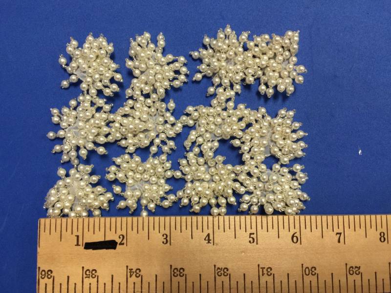 12 Perlen Patch, Vintage Weiss Patch. Handgefertigter Qualitätsaufnäher. Schwarz Oder Weiß von AnafrezNotions