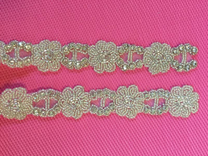 17 Zoll Lange Kristall Strassborte. Strassmotiv, Strassborte von AnafrezNotions