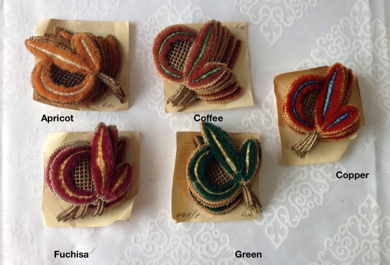 2Er Set Vintage Appliqués, Hergestellt in Der Schweiz von AnafrezNotions