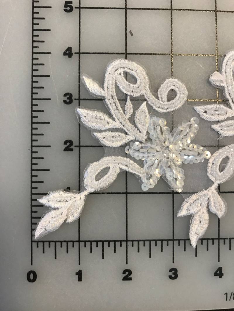58 Zoll Von Perlenapplikation Borte.pearl Perlen Pailletten Borte. Braut von AnafrezNotions