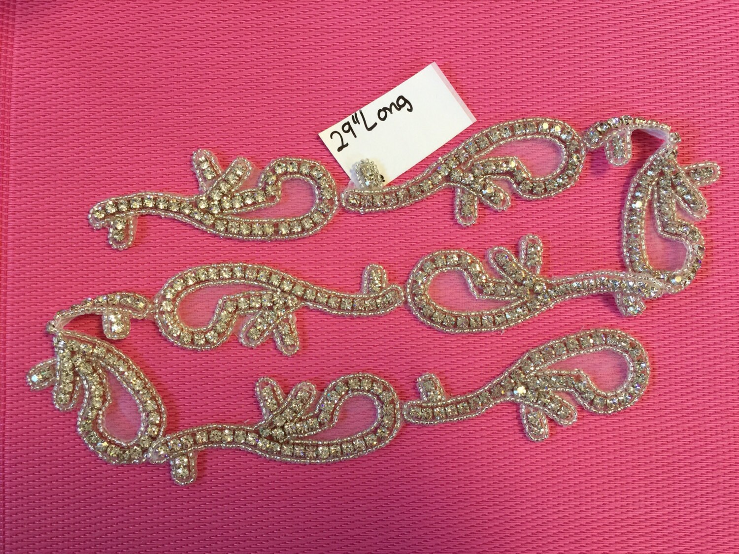74cm Lang Strass Kristall. Motiv, Schmuck, Haarband, Flexibel, Strass, Strassborte 74cm Lang Strass Kristall. Motiv, Schmuck, Haarband, Flexibel, Strass, Strassborte von AnafrezNotions