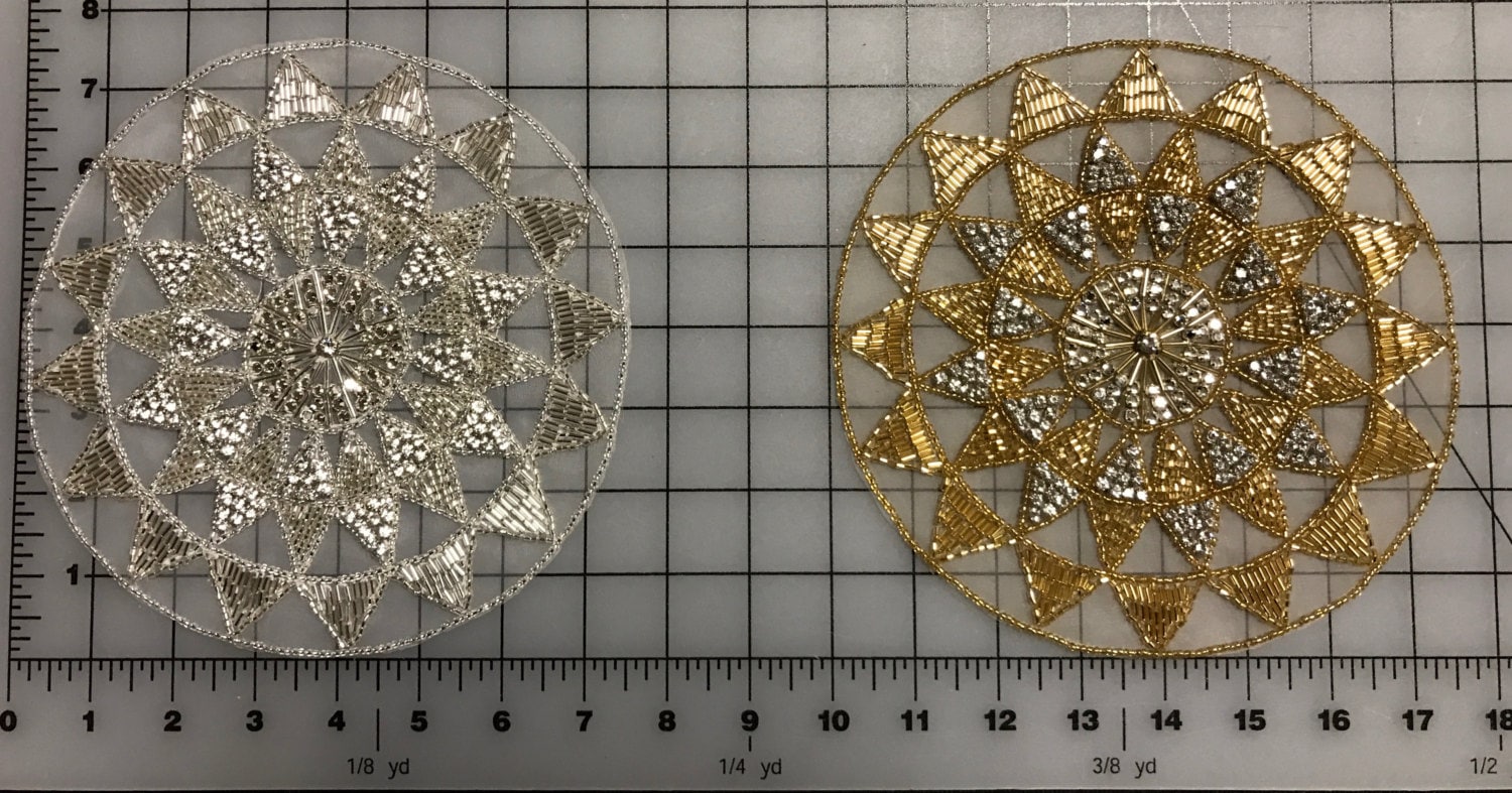 Funkelnde Strasskristall-Gold Oder Silber-Applikation Funkelnde Strasskristall-Gold Oder Silber-Applikation von AnafrezNotions
