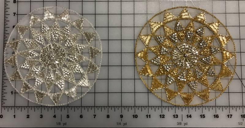 Funkelnde Strasskristall-Gold Oder Silber-Applikation Funkelnde Strasskristall-Gold Oder Silber-Applikation von AnafrezNotions