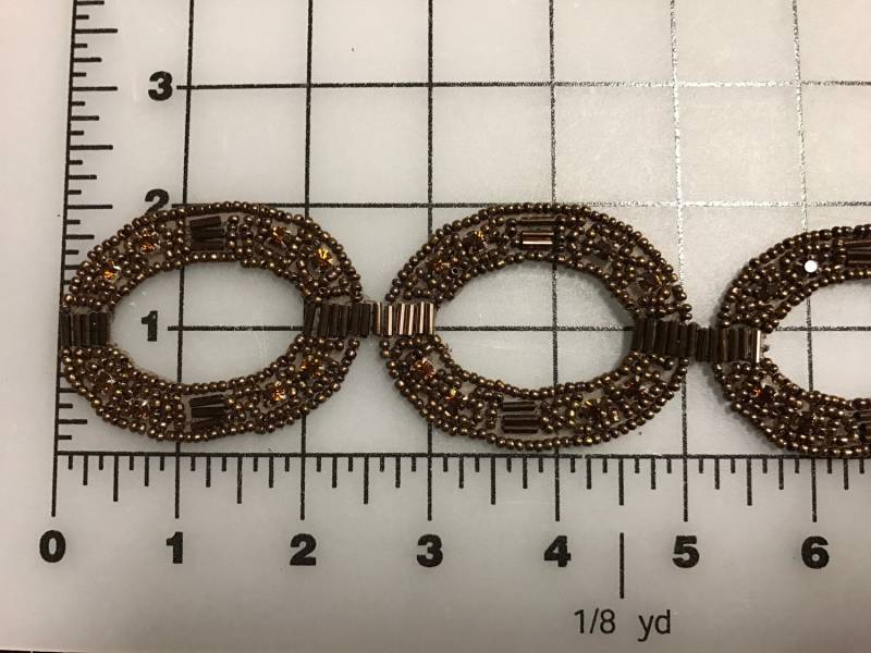Offener Kreis Mit Strassmotiv, Schmuck, Stirnband, Strass Flexibel, Verkauft Lose Lagerware von AnafrezNotions