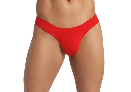 Anais for Men Dessous Herren String rot Blickdicht elastisch Männer Slip mit Gummibund 3XL von Anais for Men Dessous
