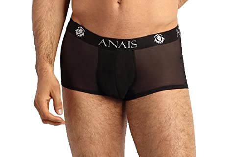 Anais for Men Herren Boxer Storts schwarz aus Netzmaterial mit Gummibund elastisch transparent Männer Slip 3XL von Anais for Men