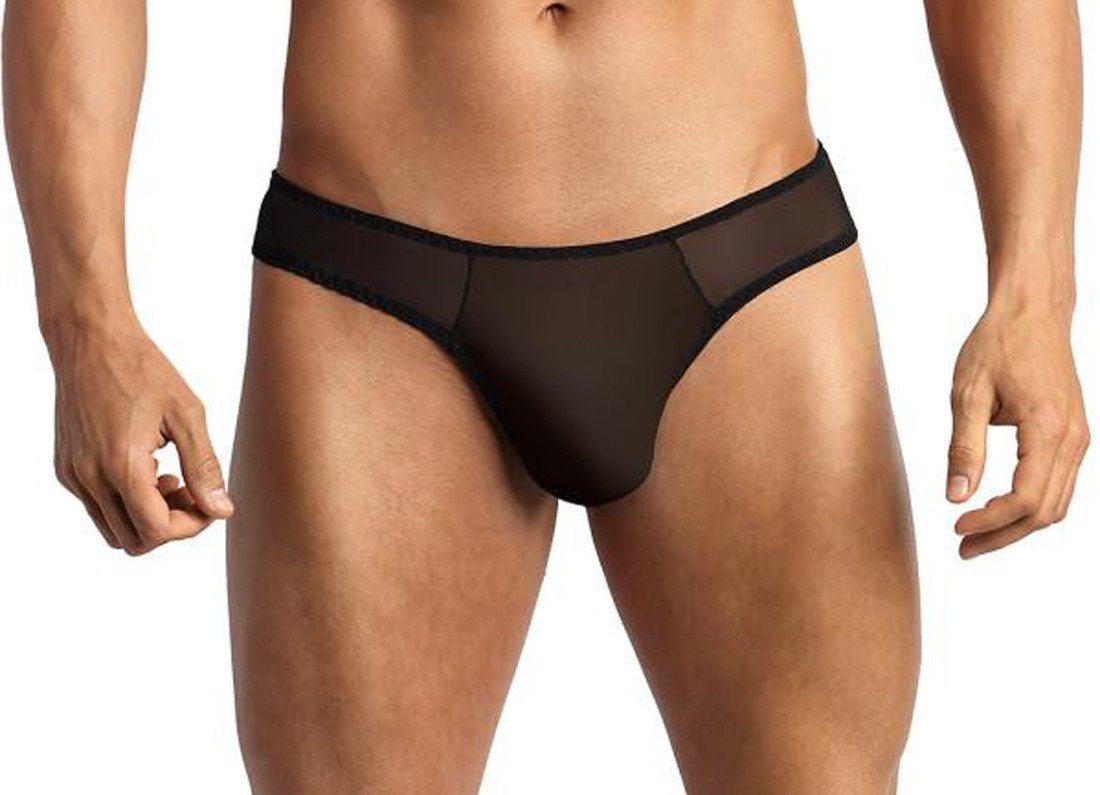 Anais for Men String Herren String Tanga in schwarz aus transparentem Netzmaterial elastisc Anais for Men String Herren String Tanga in schwarz aus transparentem Netzmaterial elastisc von Anais for Men