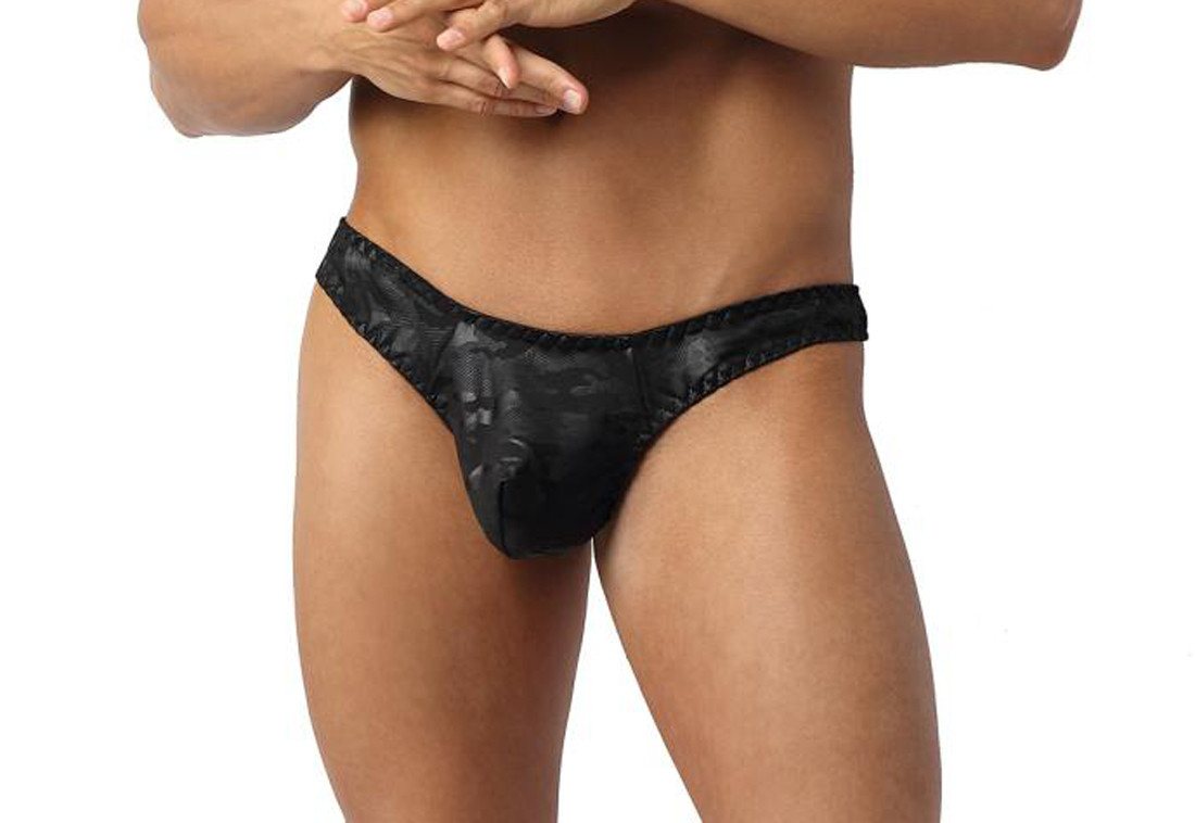 Anais for Men String Herren String in schwarz aus blickdichtem Stoff mit camouflage Print M Anais for Men String Herren String in schwarz aus blickdichtem Stoff mit camouflage Print M von Anais for Men