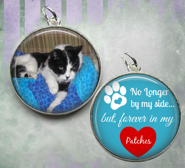 Pet Memorial Doppelseitige Schlüsselanhänger Mit Spruch Und Ihr Foto - Nicht Mehr An Meiner Seite, Aber Für Immer in Meinem Herzen von Analiese