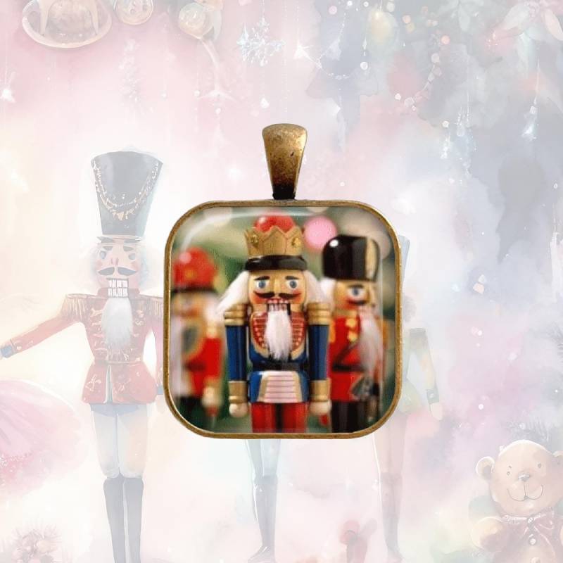 Nussknacker Halskette, Anhänger, Schlüsselanhänger, Weihnachtsschmuck, Weihnachtsnussknacker Bild, Urlaub, Winter, Weihnachtsgeschenk von Analiese