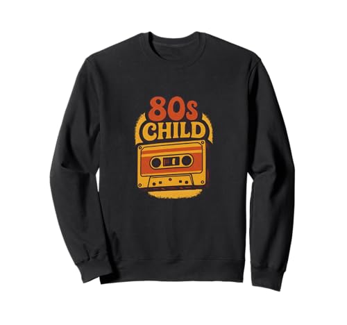 80er Jahre Kinder Kassette Retro Throwback Vibes Sweatshirt 80er Jahre Kinder Kassette Retro Throwback Vibes Sweatshirt von Analog Generation Classic Art