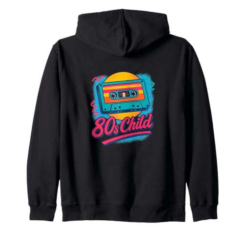 80er Jahre Kinder Kassette Retro Throwback Vibes Kapuzenjacke von Analog Generation Classic