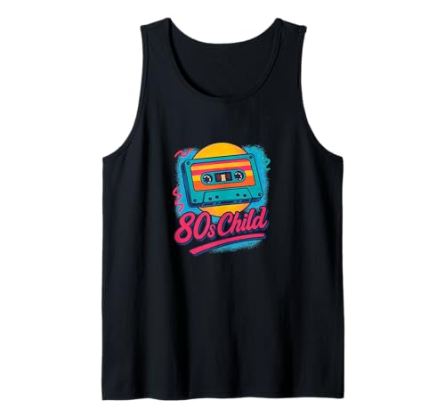 80er Jahre Kinder Kassette Retro Throwback Vibes Tank Top von Analog Generation Classic