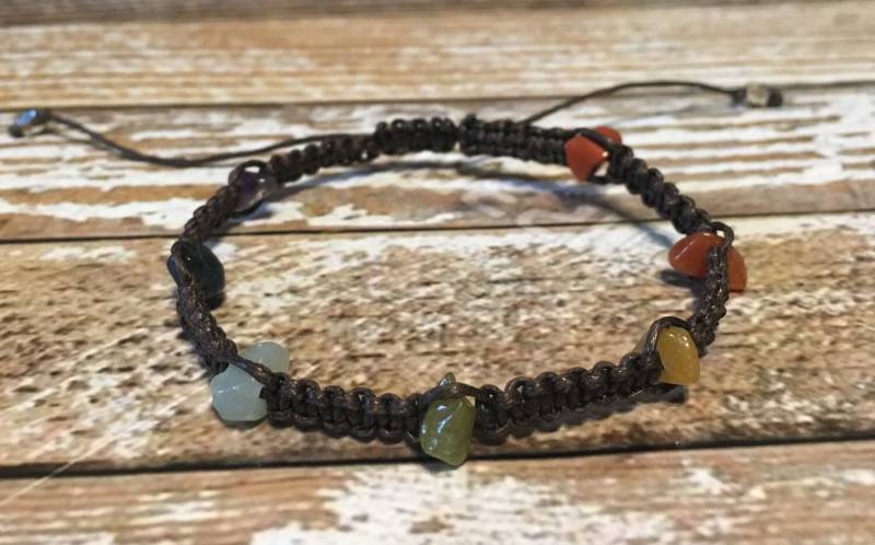 Chakra Heilung Armband/Rohkristall Heilender Kristall Schmuck Balance Chakra Heilung Armband/Rohkristall Heilender Kristall Schmuck Balance von AnandaEnergy