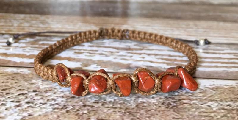 Roter Jaspis Armband/Heilkristall Chakra Schmuck Heilstein Roher Kristall Lapis Lazuli Roter Jaspis Armband/Heilkristall Chakra Schmuck Heilstein Roher Kristall Lapis Lazuli von AnandaEnergy