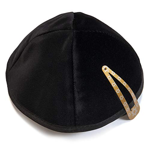 JL Kippha's Kippa 21 cm Größe jüdischen Samt Kipa Schwarz Yarmulke Head Cover JL Kippha's Kippa 21 cm Größe jüdischen Samt Kipa Schwarz Yarmulke Head Cover von JL Kippha's