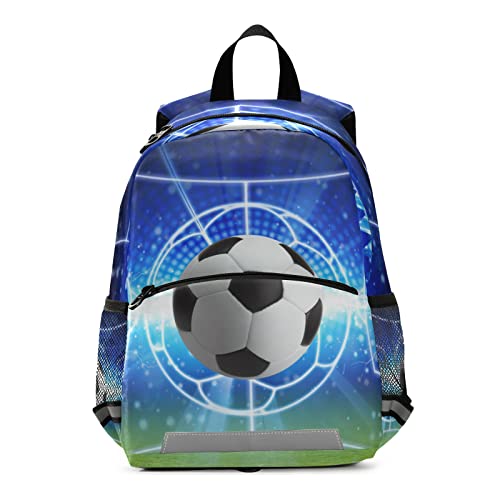 Anantty Kinderrucksack Sport Ball Fußball Kleiner Freund Kindergartenrucksack für 2-6 Jährige Kinder im Kindergarten und Kinderrucksack für die Kita von Anantty