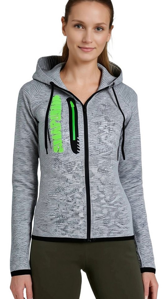 Anapurna Kapuzensweatjacke Galipana Hoodie Sweatjacke mit zweilagige Kapuze und Logoprint von Anapurna