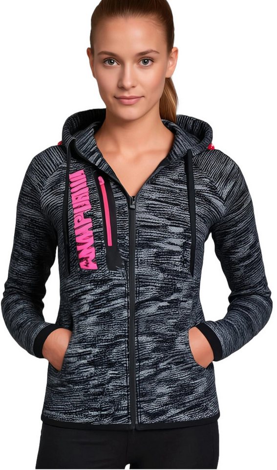 Anapurna Kapuzensweatjacke Galipana Hoodie Sweatjacke mit zweilagige Kapuze und Logoprint von Anapurna