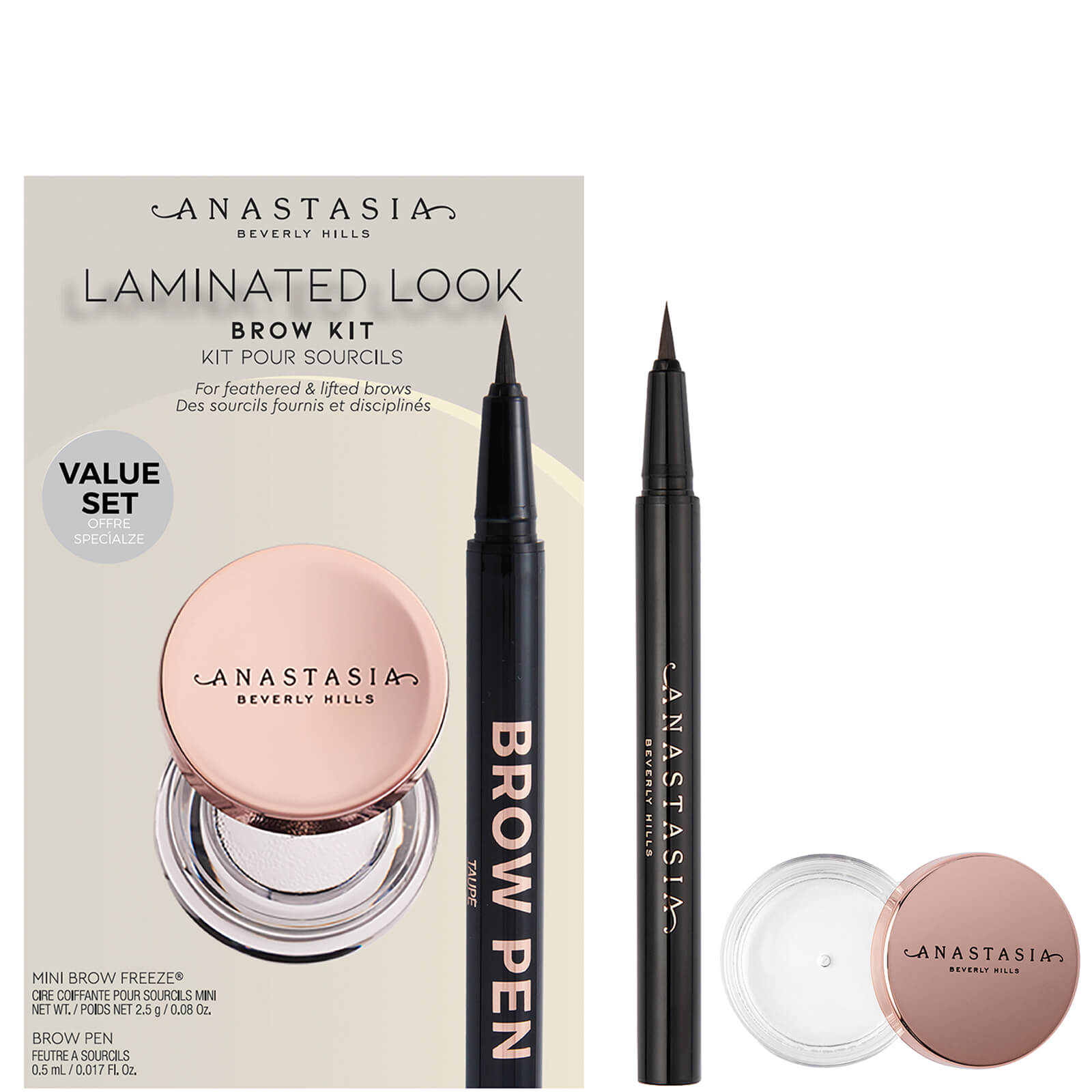Anastasia Beverly Hills Laminated Look Brow Kit (Various Shades) - Medium Brown von Anastasia Beverly Hills