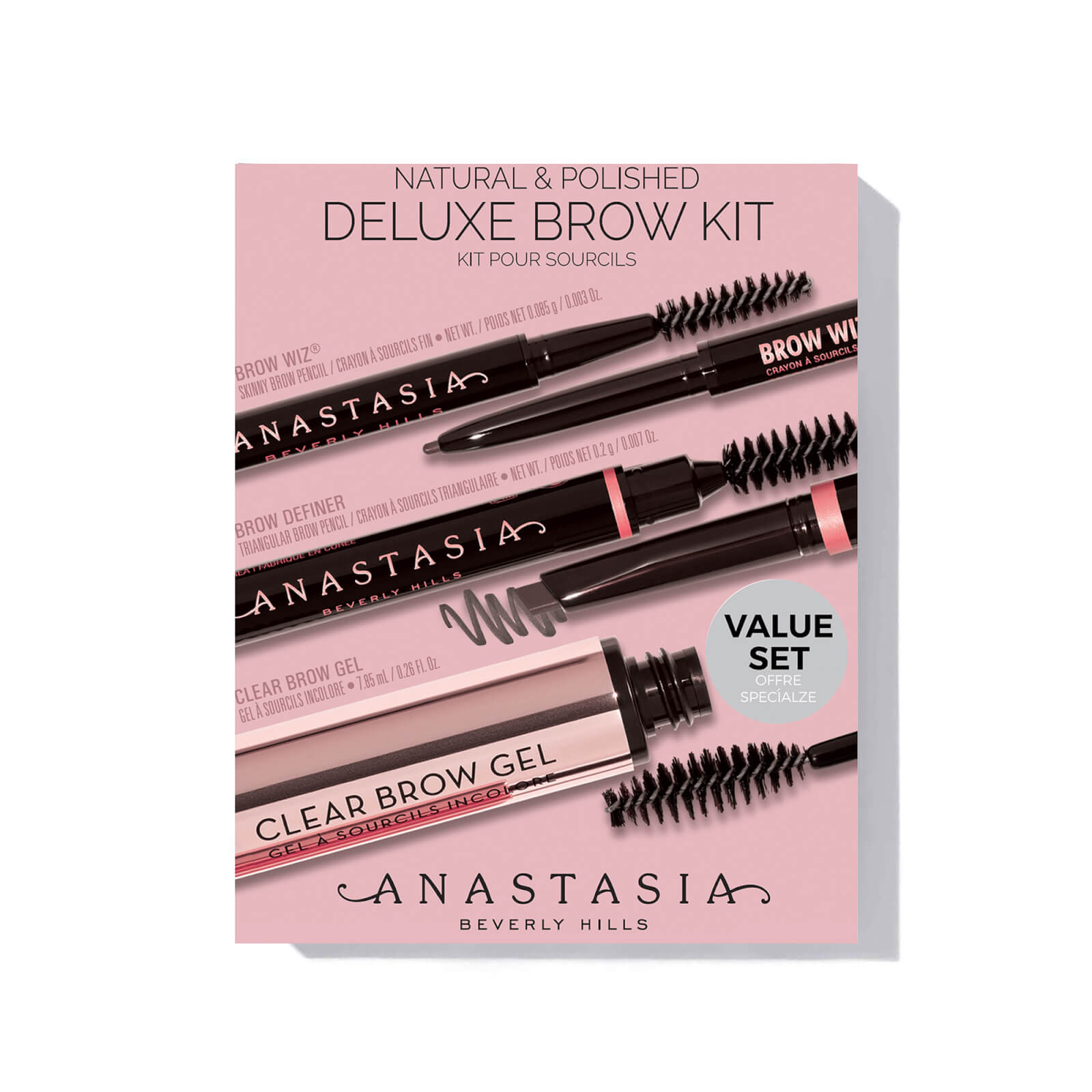 Anastasia Beverly Hills Natural and Polished Deluxe Kit (Various Colours) - Taupe von Anastasia Beverly Hills