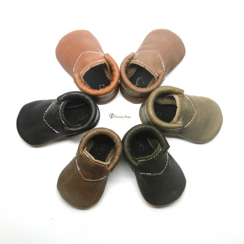 Handgefertigte Leder Mokassins Beunruhigt Urban Loafer von AnastasiyDesign