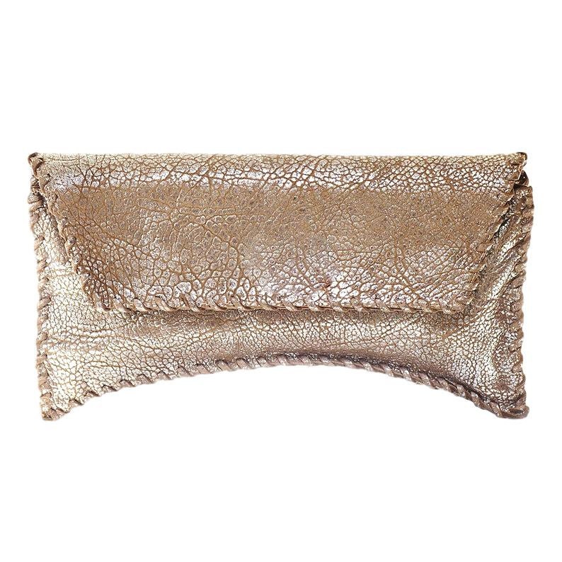 Weiche Ledertasche Metallic Leder Clutch| Echtleder Gold Roségoldene Clutch Bella Personalisierte Weiche Ledertasche Metallic Leder Clutch| Echtleder Gold Roségoldene Clutch Bella Personalisierte von AnatMarin