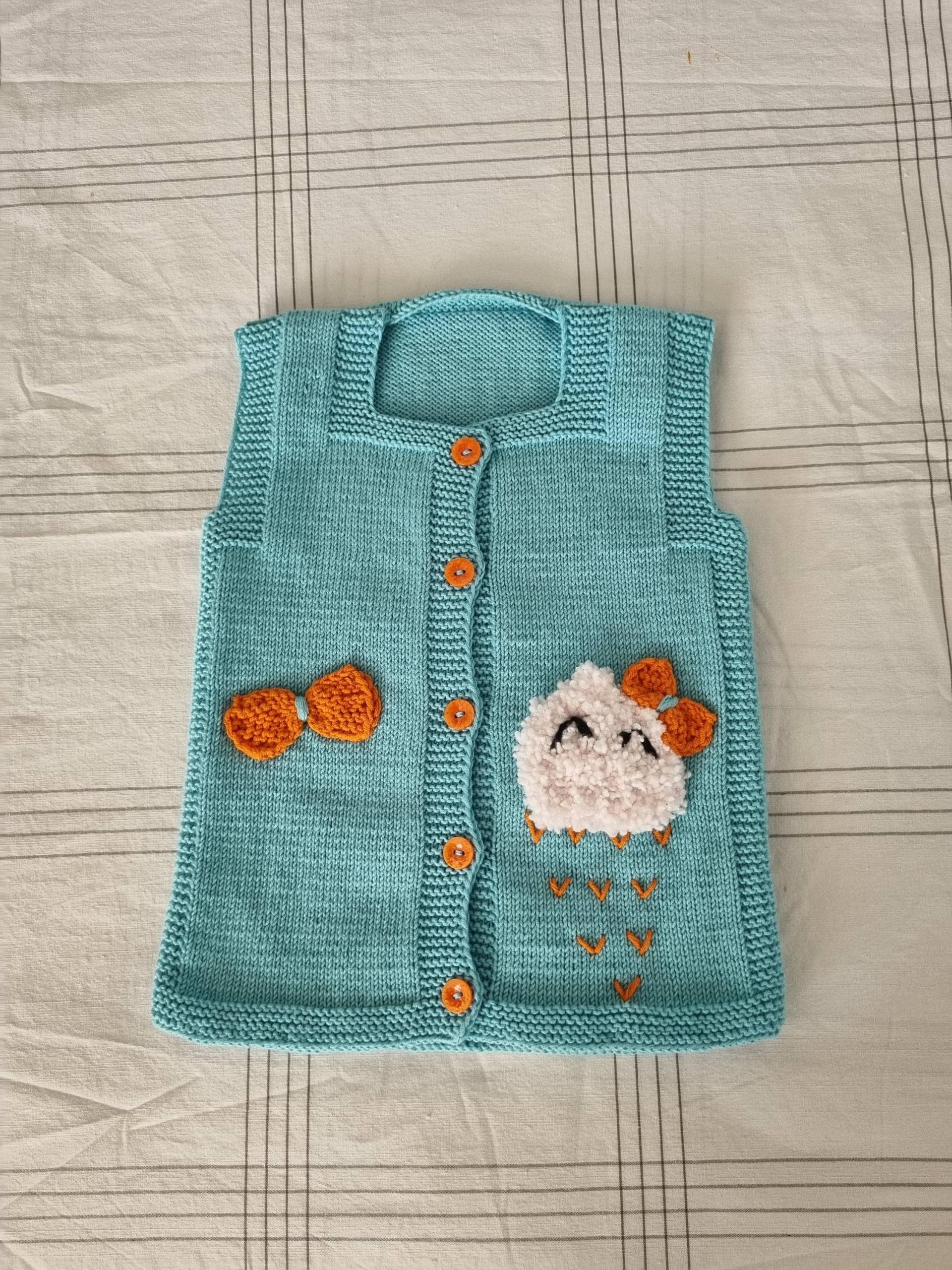 Blaue Baby-strickweste, Blaue Wolke Desing Baby-Weste 0-12 Monate Baby, Neugeborenen-Babypartygeschenk Blaue Baby-strickweste, Blaue Wolke Desing Baby-Weste 0-12 Monate Baby, Neugeborenen-Babypartygeschenk von AnatoliaDreams