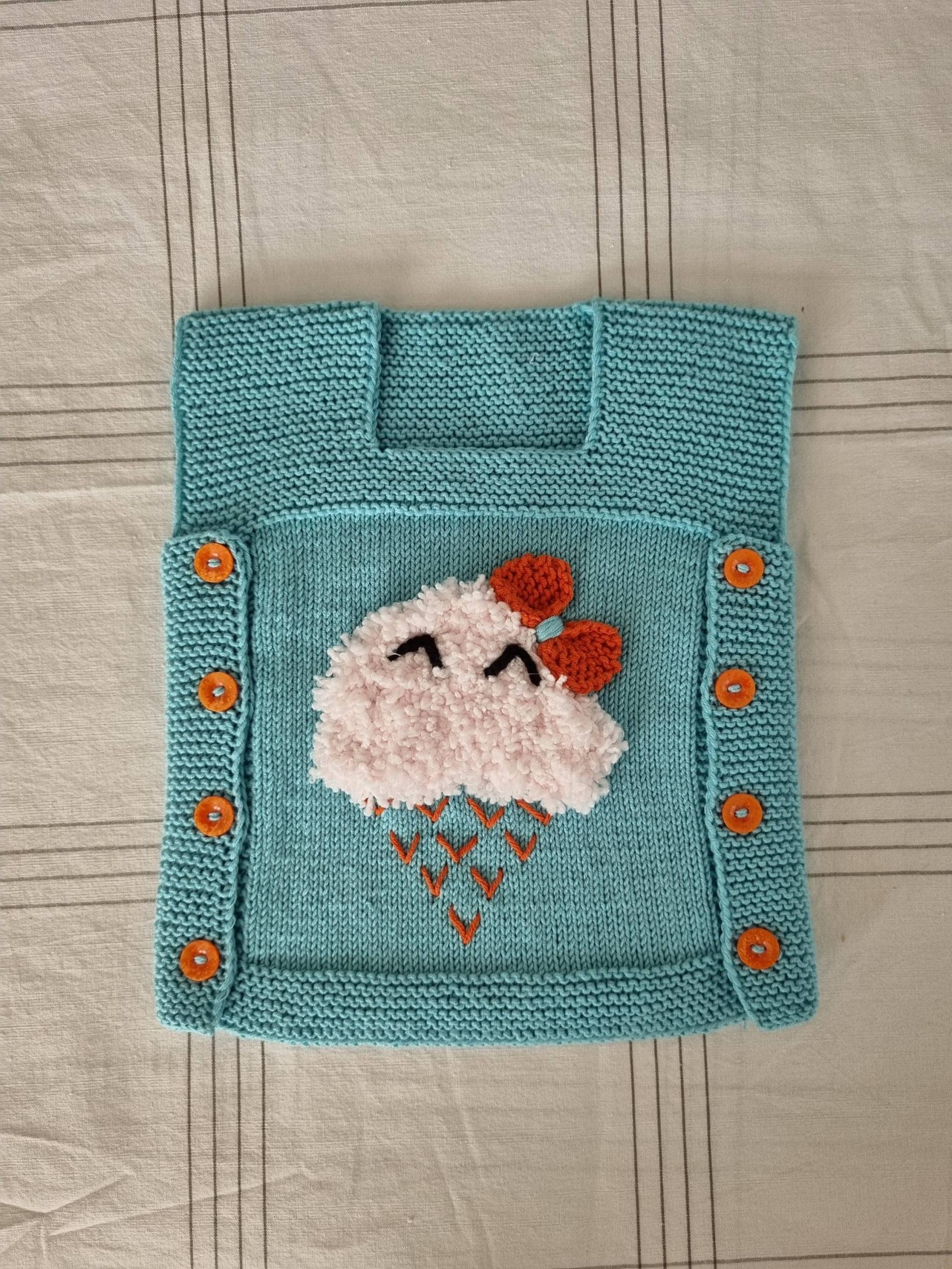 Blaue Wolke Design Handgestrickte Baby Weste, Geschenke, 3 6 9 Monate Babykleidung Blaue Wolke Design Handgestrickte Baby Weste, Geschenke, 3 6 9 Monate Babykleidung von AnatoliaDreams