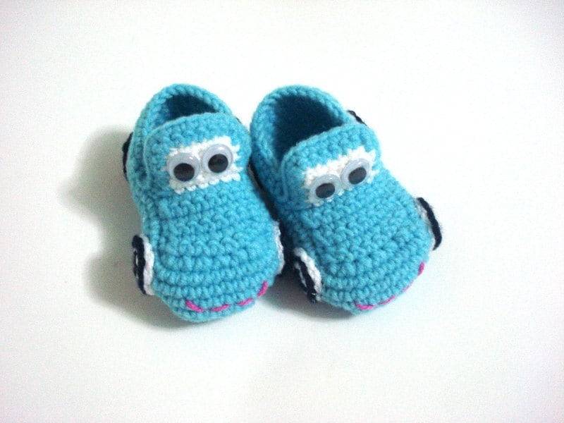 Häkelschuhe Blau, Baby Booties Autos Blau Türkis, 0 12 Monate Baby, Shower Geschenke Häkelschuhe Blau, Baby Booties Autos Blau Türkis, 0 12 Monate Baby, Shower Geschenke von AnatoliaDreams