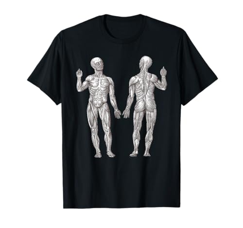 Muscle Man Workout T-Shirt von Anatomical Art