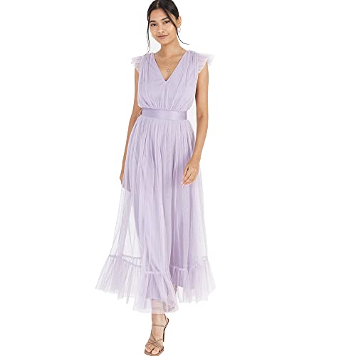 Anaya with Love Damen Maxi Dress Kleid, Dusty Lilac, EU 40 (UK 12) von Anaya with Love