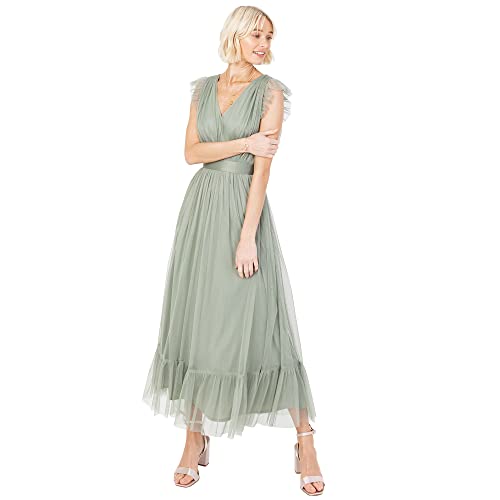 Anaya with Love Damen Maxi Dress Kleid, Frosted Green, EU 38(UK 10) von Anaya with Love