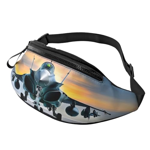 3D-Flugzeug-Gürteltaschen, Hüfttasche für Damen und Herren, leichte Gürteltasche mit Reißverschlusstaschen, verstellbarer Gürtel für Spaziergänge mit dem Hund, Laufen, Radfahren, Wandern, Outdoor-Spor 3D-Flugzeug-Gürteltaschen, Hüfttasche für Damen und Herren, leichte Gürteltasche mit Reißverschlusstaschen, verstellbarer Gürtel für Spaziergänge mit dem Hund, Laufen, Radfahren, Wandern, Outdoor-Spor von Anceky