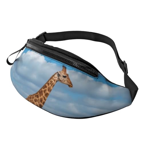 3D-Giraffe unter dem Baum in Afrika, Gürteltaschen, Hüfttasche für Damen und Herren, leichte Bauchtasche mit Reißverschlusstaschen, verstellbarer Gürtel für Hundespaziergänge, Laufen, Radfahren, Wande 3D-Giraffe unter dem Baum in Afrika, Gürteltaschen, Hüfttasche für Damen und Herren, leichte Bauchtasche mit Reißverschlusstaschen, verstellbarer Gürtel für Hundespaziergänge, Laufen, Radfahren, Wande von Anceky