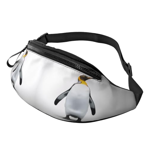 3D-Gürteltasche mit süßem Pinguin, Hüfttasche für Damen und Herren, leichte Bauchtasche mit Reißverschlusstaschen, verstellbarer Gürtel für Spaziergänge mit dem Hund, Laufen, Radfahren, Wandern, Outdo 3D-Gürteltasche mit süßem Pinguin, Hüfttasche für Damen und Herren, leichte Bauchtasche mit Reißverschlusstaschen, verstellbarer Gürtel für Spaziergänge mit dem Hund, Laufen, Radfahren, Wandern, Outdo von Anceky